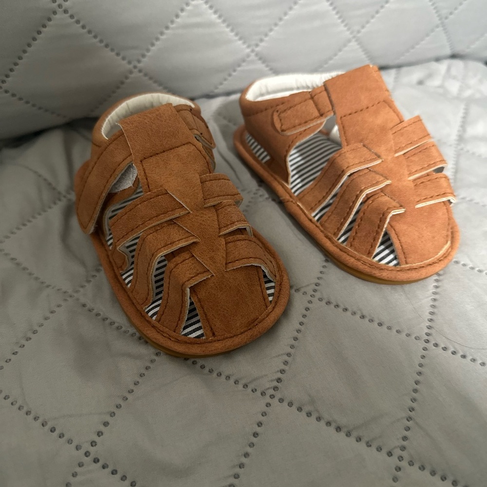 Brown Kids Sandals